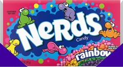 Nerds Candy, Rainbow, 5 Ounce Movie Theater Candy Boxes (Pack of 12)