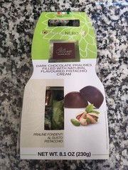 Oliva Dark Chocolate Pralines Pistachio Cream Set of 2 8.1 oz Bags Made in Italy