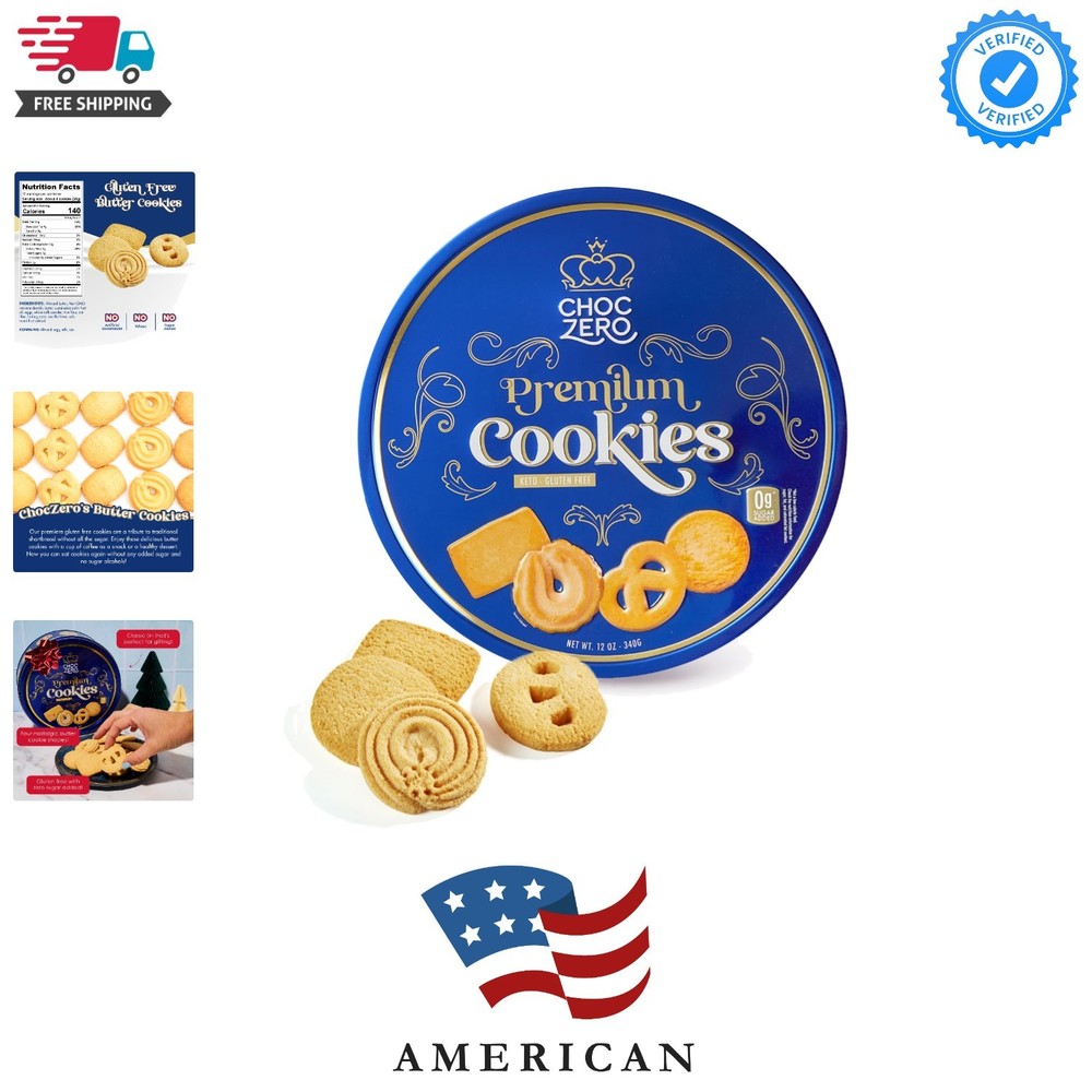Sugar Free Butter Cookies, Danish Shortbread Cookies, Gluten Free, No Sugar A…