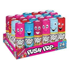 Push Pop Easter Candy Variety Pack, 24Ct Bulk Individually 24 Count, Blue