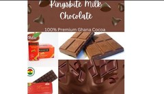 ×3 Bars Kingsbite Milk Chocolate GoldenTree Ghana Dark Bars 40% Cocoa ON SALE