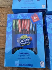 Jolly Rancher Candy Canes Lot of 6 Boxes (72 Ct) – Holiday Stocking Stuffers