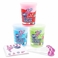 Cotton Candy Sugar 3 Flavor Variety Pack – Cherry, Blue Raspberry & Watermelo…