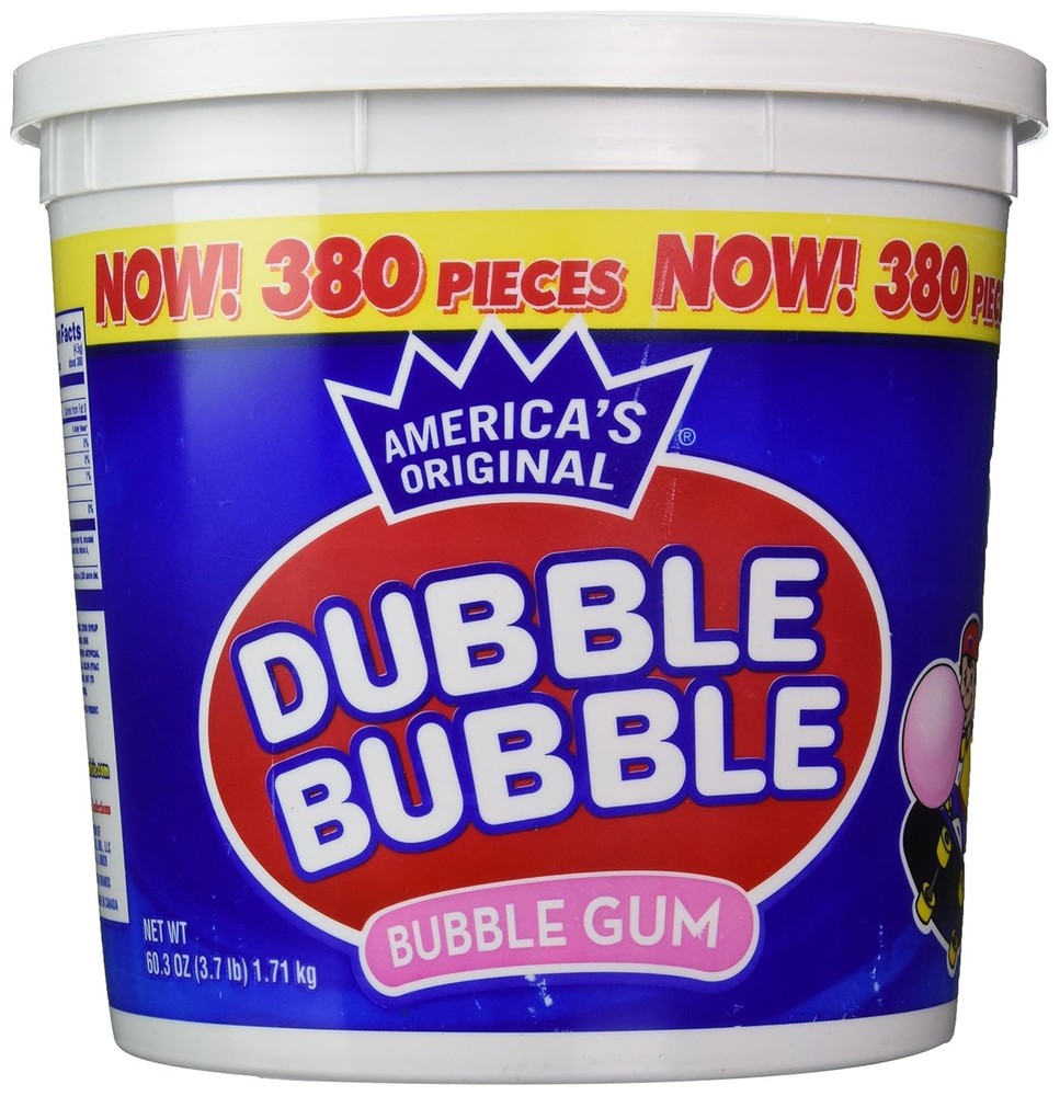Dubble Bubble Bubblegum, Original (380 Count)