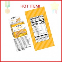 Nonni’s Limone Lemon-Iced Biscotti Cookies – Individually Wrapped Italian Tea-Ti