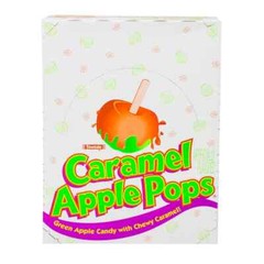 Caramel Apple Pops by Tootsie – 31.7 oz. Box – 48 Lollipops/ Box