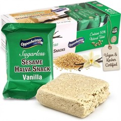 Melt-in-Your-Mouth Sugarless Halva Snacks in Vanilla – Israeli Treats 11 Count