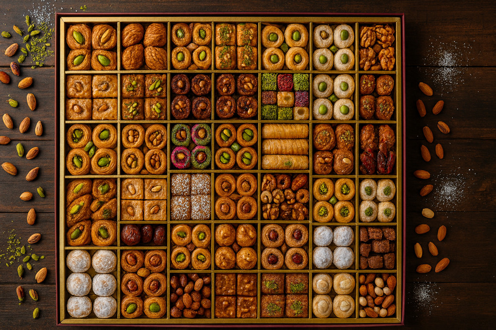 9 LBS Delicious Exquisite Middle Eastern Baked Sweets & Pastry Mix Since 1870!