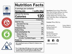 Soft Toasted Waffles With Honey Cinnamon And Bourbon Vanilla 8.11 Ounce Pack