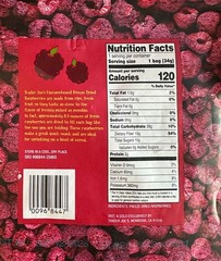 White chocolate mixed Strawberry powder & raspberry strawberry inside 2/30g.