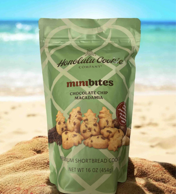 HONOLULU COOKIE COMPANY Chocolate Chip Macadamia Mini Bites Cookie 16oz-1 bag