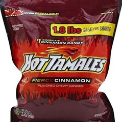 3 BAGS Hot Tamales, Cinnamon, 28.8 Ounce 1.8 POUND NEW
