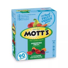 Mott’s Assorted Fruit Flavored Snacks, 0.8 oz – 90 Count