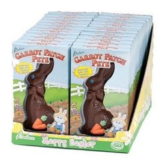 Carrot Patch Pete Solid Milk Chocolate Bunny Easter Candy 3 Oz 1 Count Pack