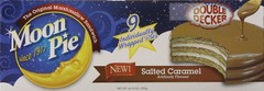 Moon Pie Salted Caramel Double Decker Marshmallow Sandwich Cookies, 9 Pack