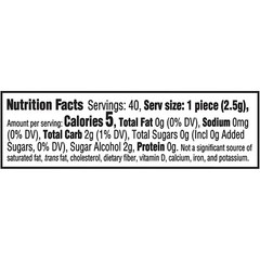 Trident Vibes Spearmint Rush Sugar Free Gum, 6 Bottles of 40 Pcs (240 Total Pcs)