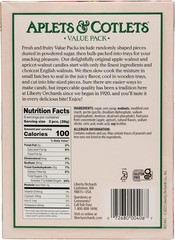 Liberty Orchards, Aplets & Cotlets Value Pack – Vegan, Fruit & Nut Chewy Candy –