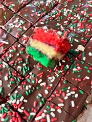 Authentic Italian Rainbow Cookies * Multiple Sizes & Variations Available