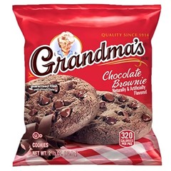 Grandma’s Chocolate Brownie Grandma’s Cookies Value Pack, 2.5 Oz | Pack of 30