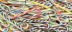 Assorted Candy Canes Large Bulk – 30-35 per pound – You Choose 2 – 8 pounds