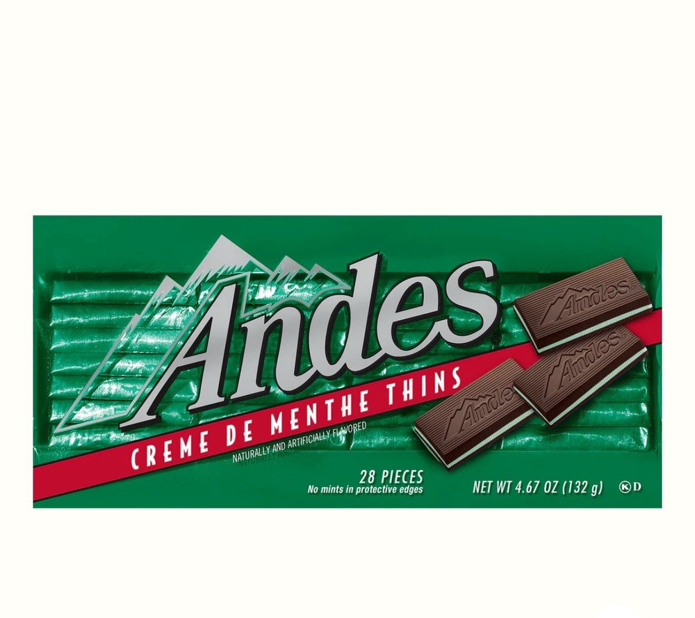 2 PK – Andes Creme de Menthe Thins 28 piece Box Individually Wrapped Chocolate