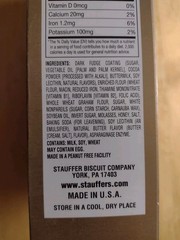 New- Stauffers Dark Fudge Stars Fully Enrobed Graham Cookies 10 oz. Box (1 Box)