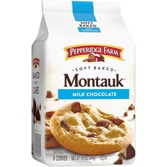Montauk Soft Baked Milk Chocolate Chunk Cookies, 8.6 Oz – 8 Delicious Treats