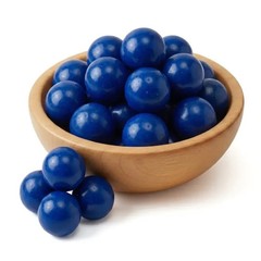 Premium Royal Blue Gumballs – Raspberry Flavor Bulk Bubble Gum Candy Fresh Treat