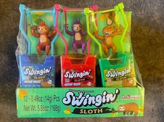 Kidsmania Swingin Sloth Assorted Novelty Candy And Toys 12 Pack Birthday Party