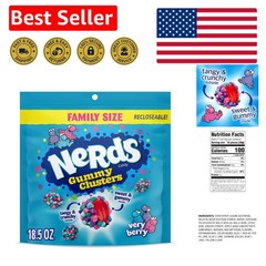 Craveable Very Berry Gummy Clusters – Crunchy & Gummy Candy, 18.5 oz