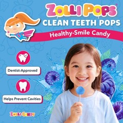 Zollipops Clean Teeth Pops Sugar Free Candy, 3.1 Ounce (Pack of 1), Assorted