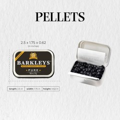 Authentic Black Licorice Candy Pellets – , Gluten-Free (1 Can, 16g)