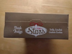 New- Stauffers Dark Fudge Stars Fully Enrobed Graham Cookies 10 oz. Box (1 Box)