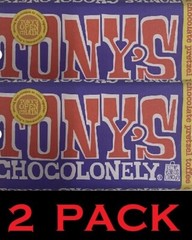 2x Tony’s Chocolonely 42% Dark Milk Chocolate Pretzel Toffee Bar 6.35oz – 2 PACK