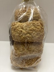 Homemade Reginelle “LittleQueens” Rustic Sicilian Sesame Seeds Biscotti Cookies