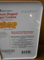 Peanuts Holiday Music & Lights Tin with Sugar Cookies January 14 2027