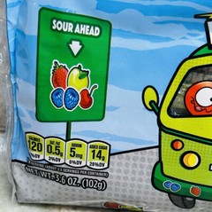 Sour Punch Twists Approx 1ea Pkg Containing 25 Pieces-New-SHIPS N 24 HOURS