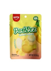 AMOS Peelerz Gummy Banana Candy 3 oz. pk – Viral TikTok – Trending Candy