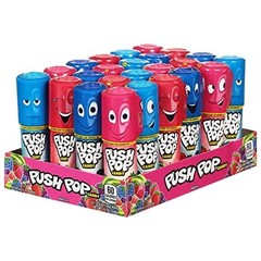 Push Pop Easter Candy Variety Pack, 24Ct Bulk Individually 24 Count, Blue