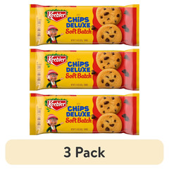 “Keebler Soft Baked Chips Deluxe Chocolate Cookies 3 Pack, 11.9 oz – Rich, Choco
