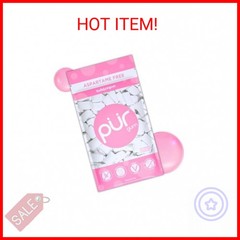 PUR Gum | Aspartame Free Chewing Gum | 100% Xylitol | Natural Bubblegum Flavored
