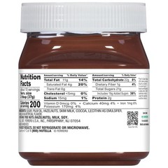 Nutella Chocolate Hazelnut Spread – 13 oz Jars, Pack of 2 – Irresistibly Creamy