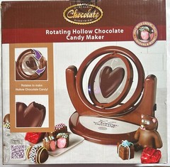 NEW Chocolate Rotating Hollow Candy Maker Fantastic Can Fill Candy with Cream et