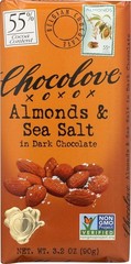 Tantalizing 3.2 oz Dark Chocolate Almonds with Sea Salt Crystals – Sweet & Salty
