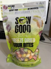 SOW GOOD Freeze Dried Sour Bites Crunchy-Flavorful EXP:10/17/2027 4.2oz Lot of 3