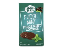 2 Boxes Oven Baked Fudge Mint Cookies 9 oz. FREE SHIPPING!!
