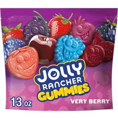 Jolly Rancher Gummies Very Berry Fruit Flavors, 13-Ounce Resealable (Pack of 4)