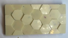 White handmade chocolate bar with Strawberry & Blueberry unique taste 100g!