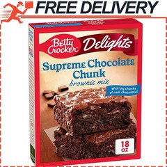 Betty Crocker Delights Supreme Chocolate Chunk Brownie Mix w/ Big Chunks, 18 oz.