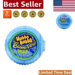 Bubble Tape Sour Blue Raspberry Gum – Perfect On-The-Go Candy for Kids 6+